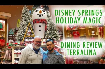 Disney Springs Holiday Magic & Review Of Terralina Italian Restaurant