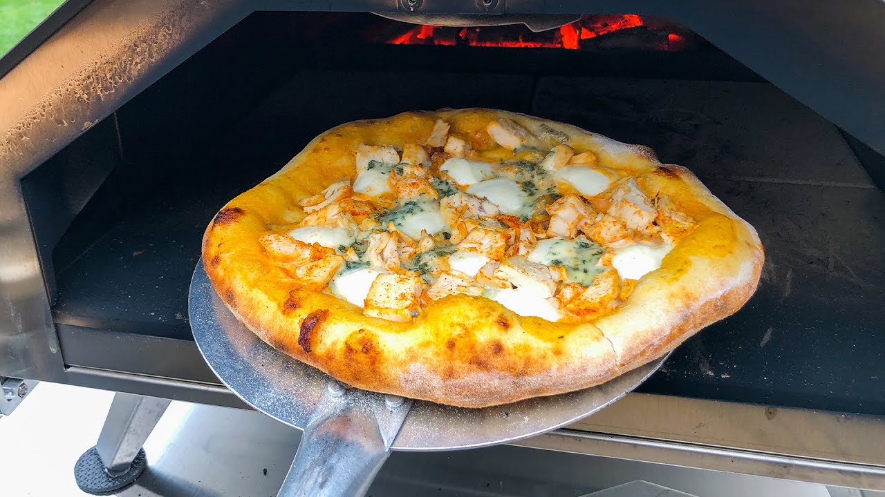 Ooni Pro | Wood Fired Buffalo Chicken Pizza Ooni Pro | Wood Fired Buffalo Chicken Pizza