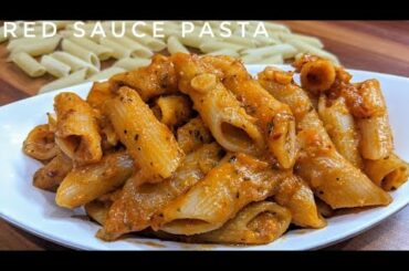 Red Sauce Pasta Recipe - Pasta in Red Sauce - घर पर बनाये स्वादिस्ट रेड सॉस पास्ता