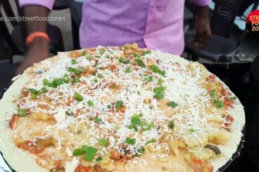 Cheese schezwan masala dosa | indian street food