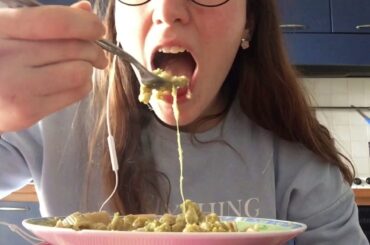 ASMR EATING CHEESY & REAL ITALIAN PASTA| RELAXING VIDEO