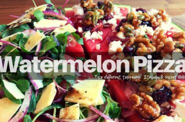 수박 피자.  The Best Watermelon🍉 Pizza🍕 recipe. (Italian & Sweet BBQ).