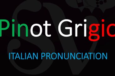 How to Pronounce Pinot Grigio? (CORRECTLY)