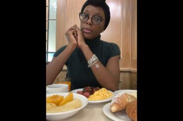 Black in Italy |  Breakfast Buffet Mukbang | What to expect at your typical Italian Hotel Buffet