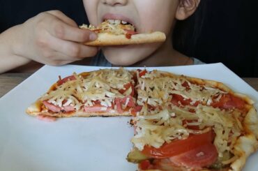 ASMR PIZZA  MUKBANG EATING SOUNDS NO TALKING ZAZ-ASMR