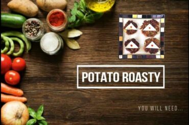 Potato roasty | Italian-indian fusion | healthy breakfast recipe