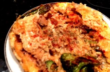 Chinese Food Omelette Italian Style Pizza (2016)