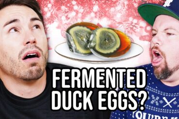 International Christmas Food Taste Test