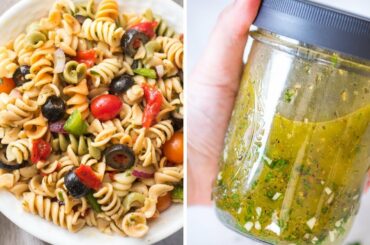 Vegan Pasta Salad with Homemade Italian Dressing
