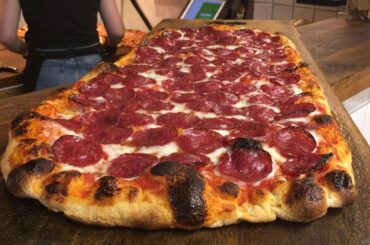 Unique PIZZA Slice!! Tel Aviv Street Food - Pizza Tour in Israel!!