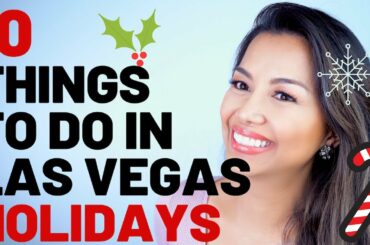 10 Things To Do In LAS VEGAS This Holiday Season  4K