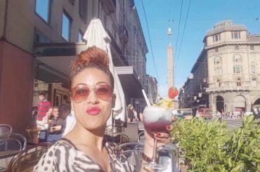 Food - Sarah Ioane Wining & Dining At Caffeteria In Bologna, Italy