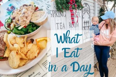 WHAT I EAT IN A DAY + GROCERY HAUL | VLOGMAS