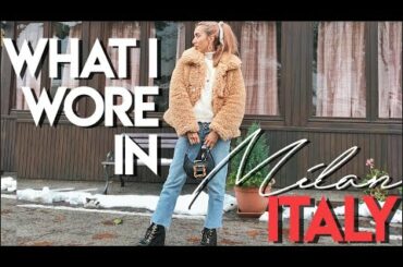 What I wore in Italy || Milan outfit diary