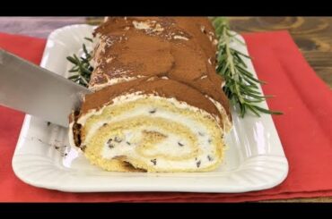 Chocolate log with Italian pandoro: the Christmas dessert to fall in love with!