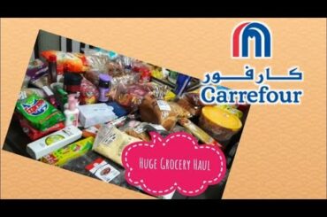 My huge carrefour grocery haul | Pizza panini sandwich recipe| home  vlogs with Erum