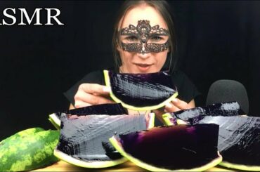 ASMR Eating GALAXY JELLO WATERMELON (Soft Eating Sounds) 먹방  咀嚼音  리얼사운드 Real Sound *Mukbang