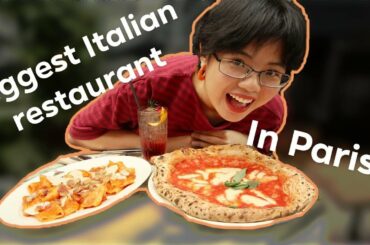 Pizza, Pasta, street art? What more to come?? The biggest Italian restaurant in Paris!!