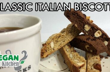 Almond Anise & Chocolate Hazelnut Biscotti | Traditional Italian Biscotti | The Vegan Test Kitchen