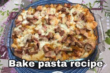 Bake pasta recipe | বেক পাস্তা রেসিপি | Bangladeshi Italy vlogger