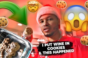 I put WINE in the COOKIE DOUGH & THIS HAPPENED!!! | Vlogmas ELITE