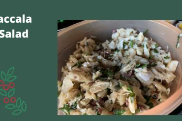 Baccala Salad  - an Italian Christmas Eve