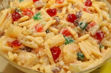 Sweet Macaroni Salad / Macaroni Salad / Sweet Macaroni Fruit Salad