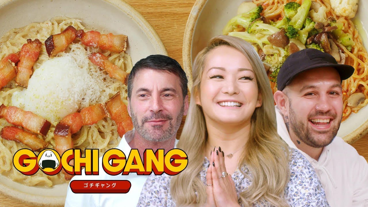 Frank Pinello and Mark Iacono Eat "Japanese Pasta" | Gochi Gang Frank Pinello and Mark Iacono Eat "Japanese Pasta" | Gochi Gang