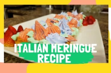 Italian meringue recipe.