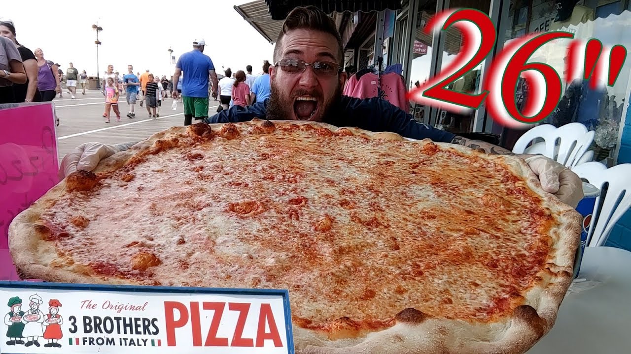 The 3 Brothers From Italy 26'' Pizza Challenge The 3 Brothers From Italy 26'' Pizza Challenge