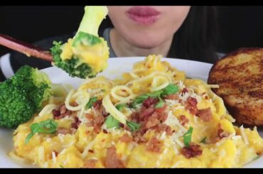 ASMR Creamy Butternut Squash Pasta  Cooking, No Talking Eating Sounds Mukbang