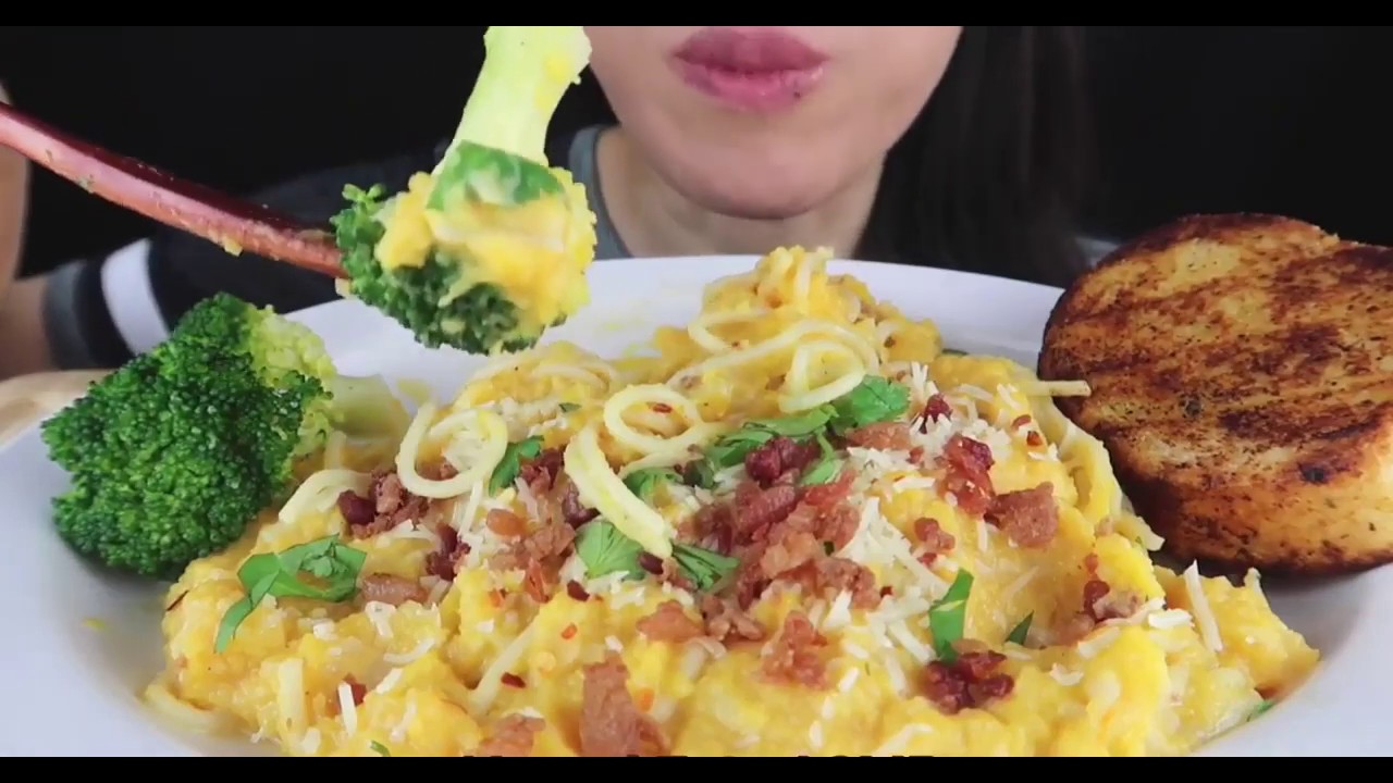 ASMR Creamy Butternut Squash Pasta Cooking, No Talking Eating Sounds Mukbang ASMR Creamy Butternut Squash Pasta Cooking, No Talking Eating Sounds Mukbang