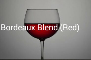 Flavor notes Bordeaux Blend (Red)