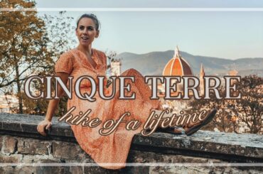 CINQUE TERRE DESTROYED HIKE Italy Travel vlog