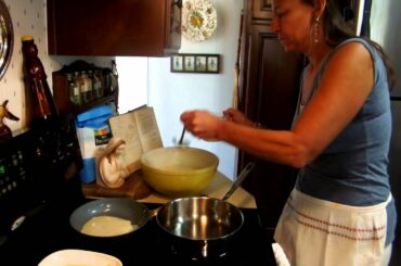 Mary Manicotti!  Part 1 of 3 - Making the Crepes