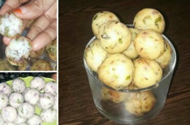 பழைய சாதத்தில் பலகாரம் | Leftover Rice balls | Tea Time Snack | Suganthis Cooking.