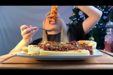 TOMATO CANNELLONI PASTA MUKBANG 먹방 AUTHENTIC ITALIAN TREATS! NIKOCADO AVOCADO STEPHANIE SOO DRAMA?