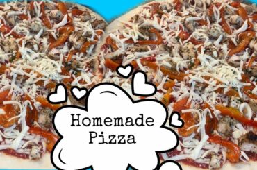 How To Make Homemade Pizza | Quick & Easy Pizza Recipe | RayanAyat’s Vlog