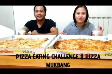 PIZZA EATING CHALLENGE || PIZZA MUKBANG || PISA ITALY