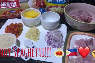 How to cook Filipino Style Spaghetti?🍝❤️👌