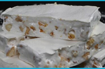 TORRONE BIANCO FATTO IN CASA [ITALIAN RECIPE] by ItalianCakes