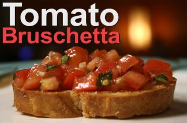 Best Tomato & Basil Bruschetta - Vegan Recipe