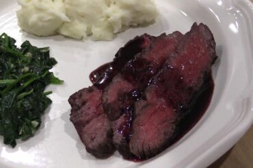 Lobel's Wagyu Rib Cap with Port Wine Reduction Sauce