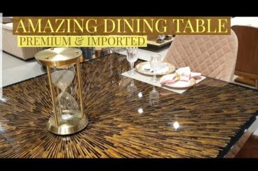 IMPORTED DINING TABLE AND CHAIRS | LIMITED STOCK