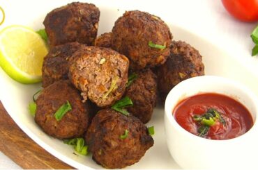 Best Fried Meatball Recipe with vegetable for kids by Tiffin Box | Classic Italian Meatballs