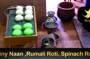 Tandoori Naan, Rumali Roti, Spinach Rumali Roti, Miniature Cooking, Episode # 14