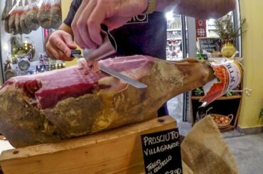 The Christmas Market in Cagliari, Sardinia, Italy