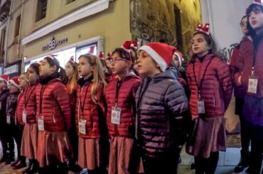 The Street Christmas Choir of Cagliari, Sardinia, Italy