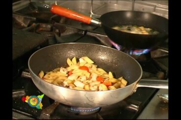 mezzepenne course in Italian cuisine.