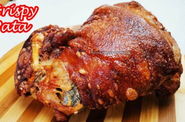 HOW TO SAFELY COOK YUMMY CRISPY PATA WITHOUT EXPLODING HOT OIL | SUPER EASY!!!